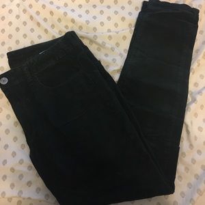 American Eagle Corduroy Green Jegging